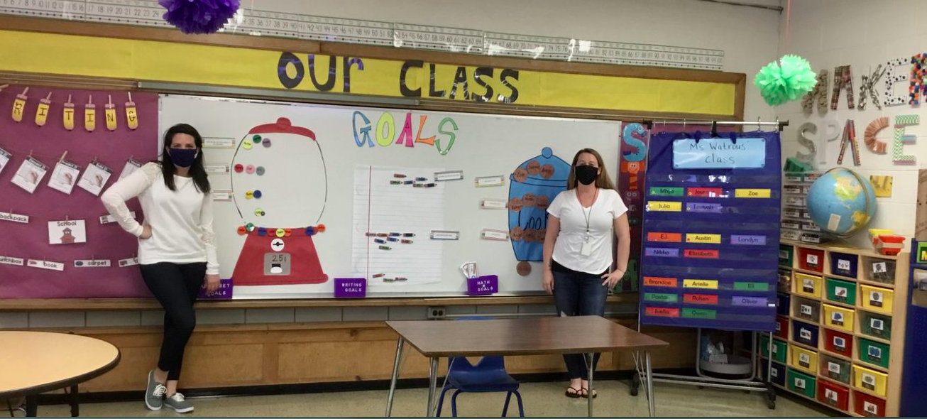 Teacher selfies Kristy Watrous and Emily Hahn.PNG